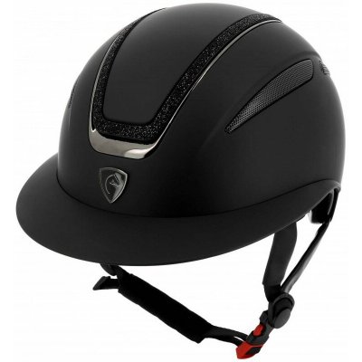 Equitheme Jezdecká helma Agris Wide visor černá – Zboží Mobilmania