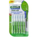 GUM Trav-Ler mezizubní kartáček s chlorhexidinem kónický 1,1 mm 6 ks blistr – Sleviste.cz