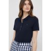 Dámská Trička Tommy Hilfiger Polo tričko tmavomodrá