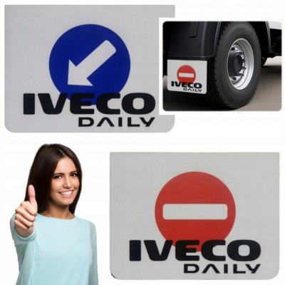 Zástěrka blatníku IVECO DAILY dvojmontáž bílá SADA | Zboží Auto