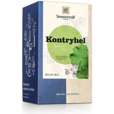 Sonnentor Kontryhel BIO čaj porcovaný dvoukomorový 21,6 g