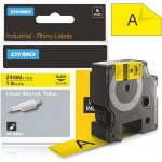 Páska Dymo Rhino bužírky, 24mm (1805444) žlutá, černý tisk, 1,5m – Zboží Živě