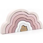 Label Label duhový mráček Puzzle růžová – Sleviste.cz