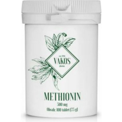 Vakos methionin 0,5 100 tablet