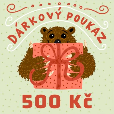 GRIZLY Dárkový elektronický poukaz 500 Kč – Zbozi.Blesk.cz