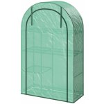 Outsunny Mini s rolovacími dveřmi 100 x 45 x 160 cm zelený – Zboží Dáma