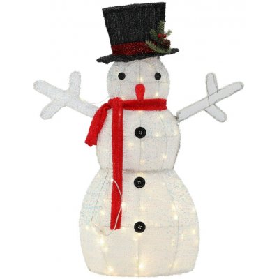 Pro-Tech shop Světelný LED sněhulák 72cm bílý 69693 – Hledejceny.cz