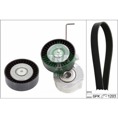 Sada žebrovaných klínových řemenů INA 529 0320 10 – Zboží Mobilmania