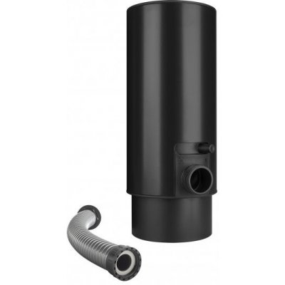 KJG Sběrač dešťové vody s hadicí 100 mm intenzivně černý – Hledejceny.cz