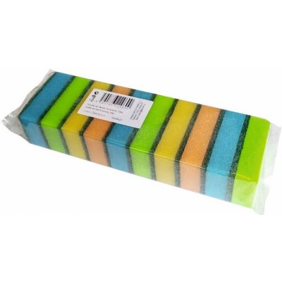 ECONOMY Houbička na nádobí 10 ks MIX BAREV – Zboží Dáma