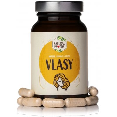 NaturalProtein Krásné vlasy 60 kapslí – Hledejceny.cz