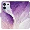 Pouzdro a kryt na mobilní telefon Xiaomi iSaprio flip pouzdro Purple Paint Xiaomi Redmi Note 13 Pro+ 5G purpain-FLP2-RmN13pp5G