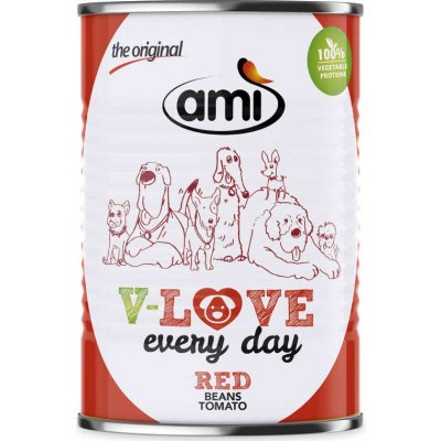 Ami Dog V-LOVE Červená 400 g – Hledejceny.cz