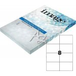 Image Label samolepicí etikety 105,0x74,0mm/100archů, Bílé, 8etiket/arch – Zboží Dáma