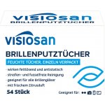 Visiosan Vlhčené čistící ubrousky na brýle 54 ks – Zboží Dáma