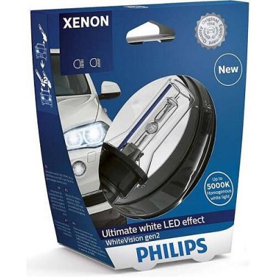 Žárovka dálkového světla PHILIPS Xenon WhiteVision gen2, PK32d-5, 42V, 35W, 42403WHV2S1 – Zboží Mobilmania