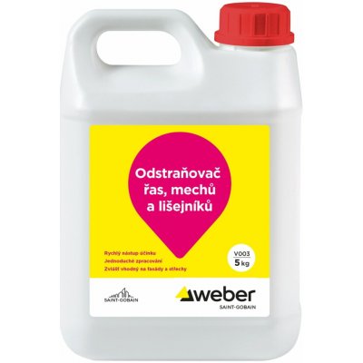 Odstraňovač řas, mechů a lišejníků weber – 5 kg – Hledejceny.cz
