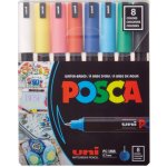 Uni Posca 1MR sada 8ks základní – Zboží Mobilmania