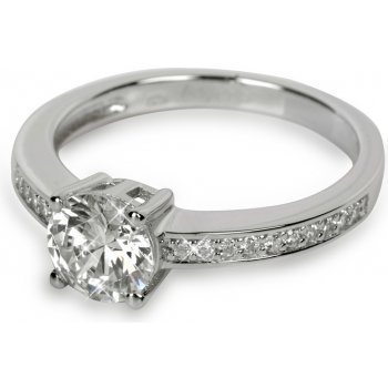 Silver Cat Stříbrný prsten s krystaly SC031