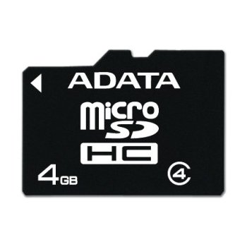 ADATA microSDHC 4 GB Class 4 AUSDH4GCL4-RA1
