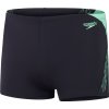 Koupací šortky, boardshorts Speedo Hyperboom Splice Aquashort True Navy/Herlequin Green