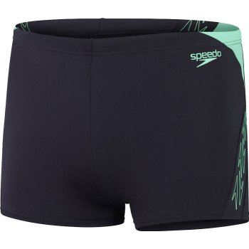 Speedo Hyperboom Splice Aquashort True Navy/Herlequin Green