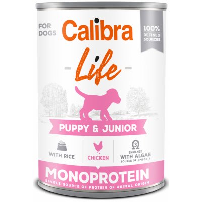 Calibra Life Puppy & Junior Chicken & Rice 400 g