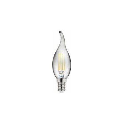 GTV Dekorativní LED , FILAMENT, Šedá, C35L, 1800K, E14, 4,0W, 200lm, AC220-240V, 360° – Hledejceny.cz