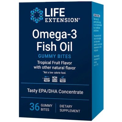 Life Extension Omega-3 Fish Oil Gummy Bites 36 Gummies