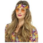 Smiffys.com Brýle Hipís oranžové – Zboží Dáma