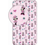 Jerry Fabrics Bavlna napínací prostěradlo Minnie Flowers 02 90x200x25 – Zboží Mobilmania