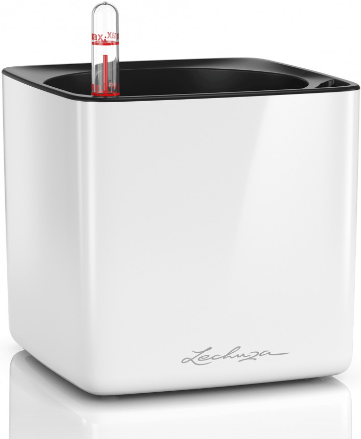 Lechuza Cube Premium 16 White komplet