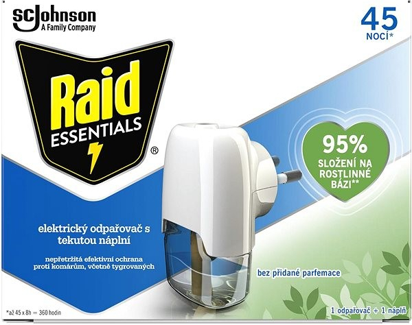 Raid Essentials Elektrický odpařovač 1 ks s tekutou náplní 27 ml