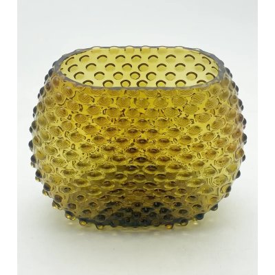 Váza 15cm - Hobnail - Ananas - zelenohnědá – Hledejceny.cz