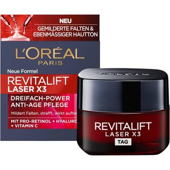 L'Oréal Revitalift Laser X3 Cream Anti-Age denní krém pro hloubkovou regeneraci 50 ml