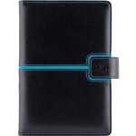 Magnetic A5 týdenní 2026 černá/tyrkysová – Zboží Živě