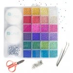 dp Craft Sada korálků a příslušenství v plastové krabičce (24 barev) – Zbozi.Blesk.cz