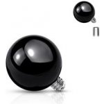 Šperky4U náhradní černá kulička k labretě ND003K-1204 – Zboží Dáma