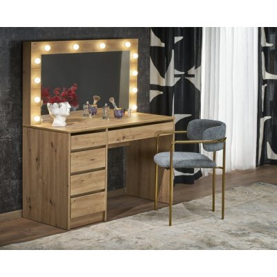 Halmar Toaletní stolek Hollywood XL Dub artisan – Hledejceny.cz