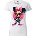 Dámské Tričko Minnie Mouse Fashion Style Černá – Zboží Dáma