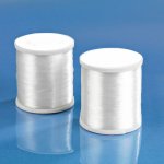 2 průhledné šicí nitě transparentní – Zboží Dáma
