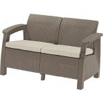 Keter Allibert Corfu Love Seat cappuccino / krémová – Hledejceny.cz
