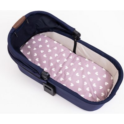 Tulimese Podložka do korbičky fialová srdce – Hledejceny.cz