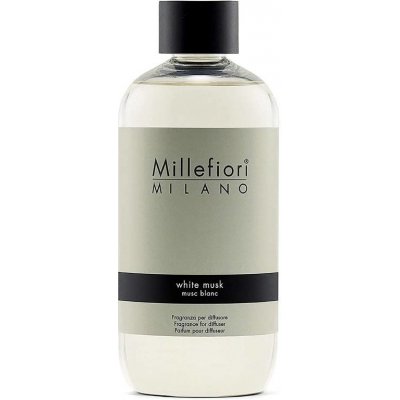 Millefiori Millefiori Milano Náplň do difuzéru NATURAL FRAGRANCES White Musk 250 ml – Zboží Mobilmania