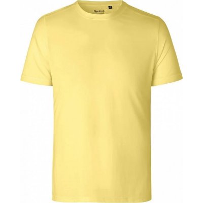 Neutral Unisex sportovní tričko Quick Dry z recyklovaného poly esteru žlutá pastelová