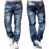 Pánské džíny Kosmo Lupo kalhoty pánské KM051 jeans džíny černá