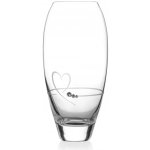 Diamante křišťálová váza Petit Heart se Swarovski krystaly 18 cm – Zbozi.Blesk.cz