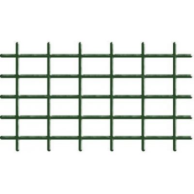 Strend Pro mřížka Garden MEK6 145x42,5 cm, 4/4,7 mm, PVC / ocel, opěrná na květy, zelená, zahradní
