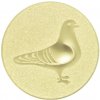 Emblémy Emblém holub zlato 25 mm