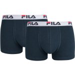 Fila Man Boxers 2 pack pánské boxerky tmavě modrá – Sleviste.cz